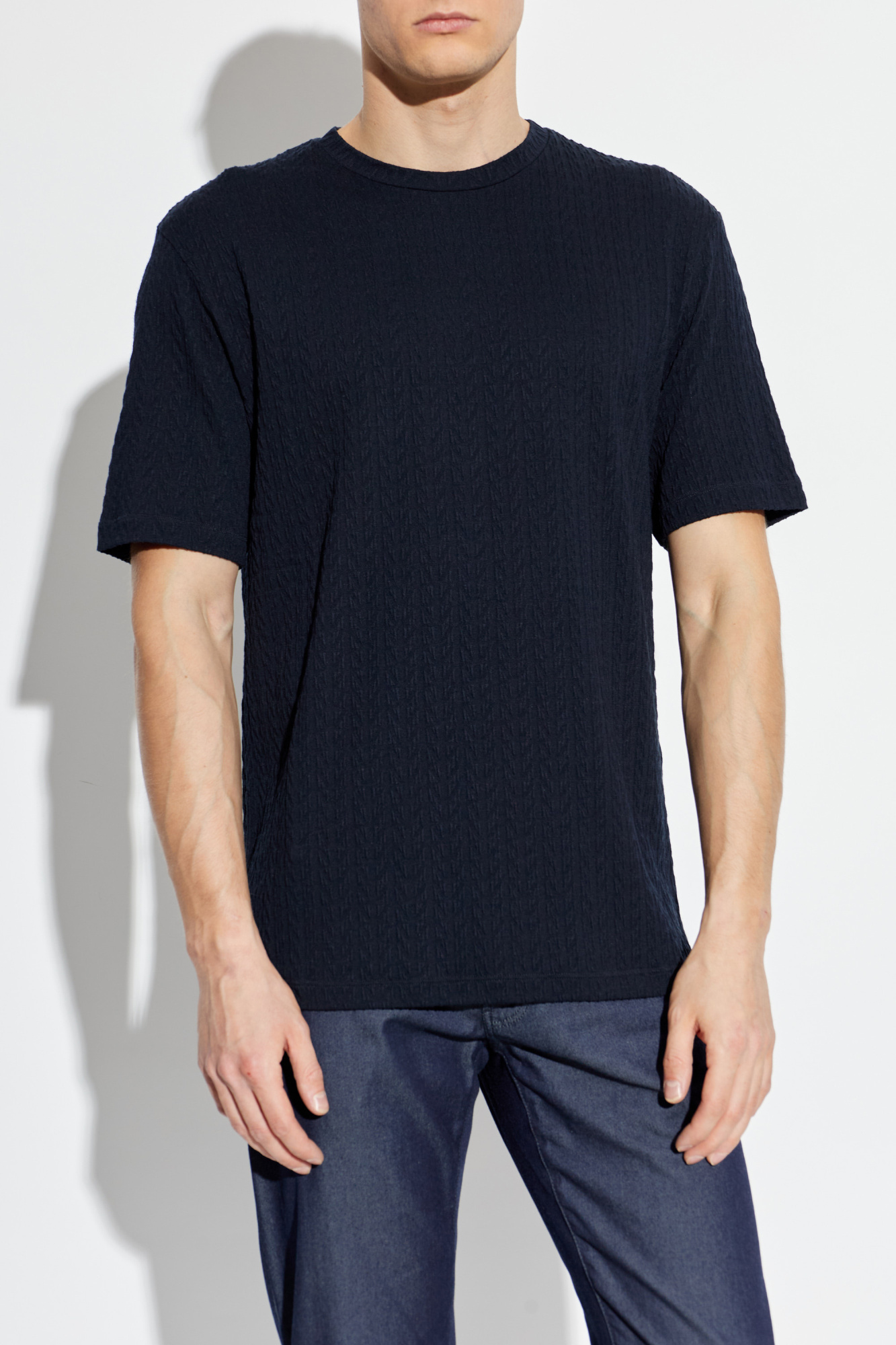 Giorgio Armani T-shirt with a raised pattern | Men's | Vitkac